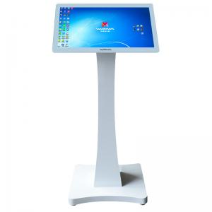 China White Self Ordering Kiosk , 22 Inch All In One Digital Signage For Restaurant wholesale