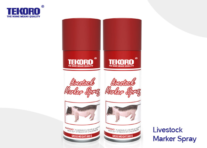 China Livestock Marker Spray / Marking Spray Paint Environmental Friendly With Narrow Jet wholesale
