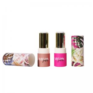 China Natural Lipstick Push Up Lip Balm Packaging Cosmetic Empty Lipstick Paper Tube wholesale