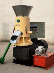 China SKJ350 30KW Wood Sawdust Biomass Fuel Pellet Machine Flat Die Type wholesale