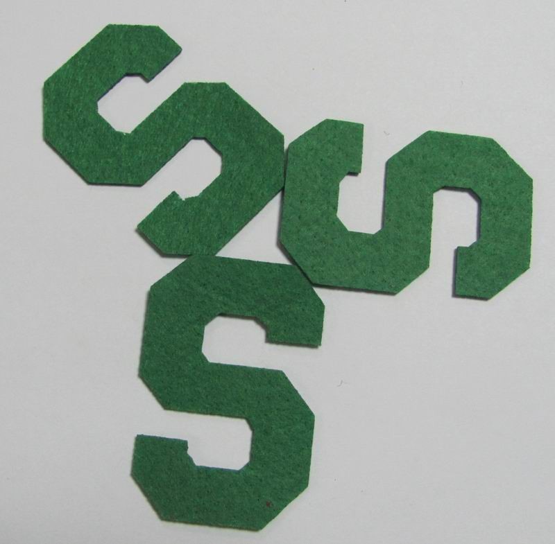 China Multi Color Self Adhesive Embroidery Patch 3M Sticker Embroidery Alphabet Letters wholesale
