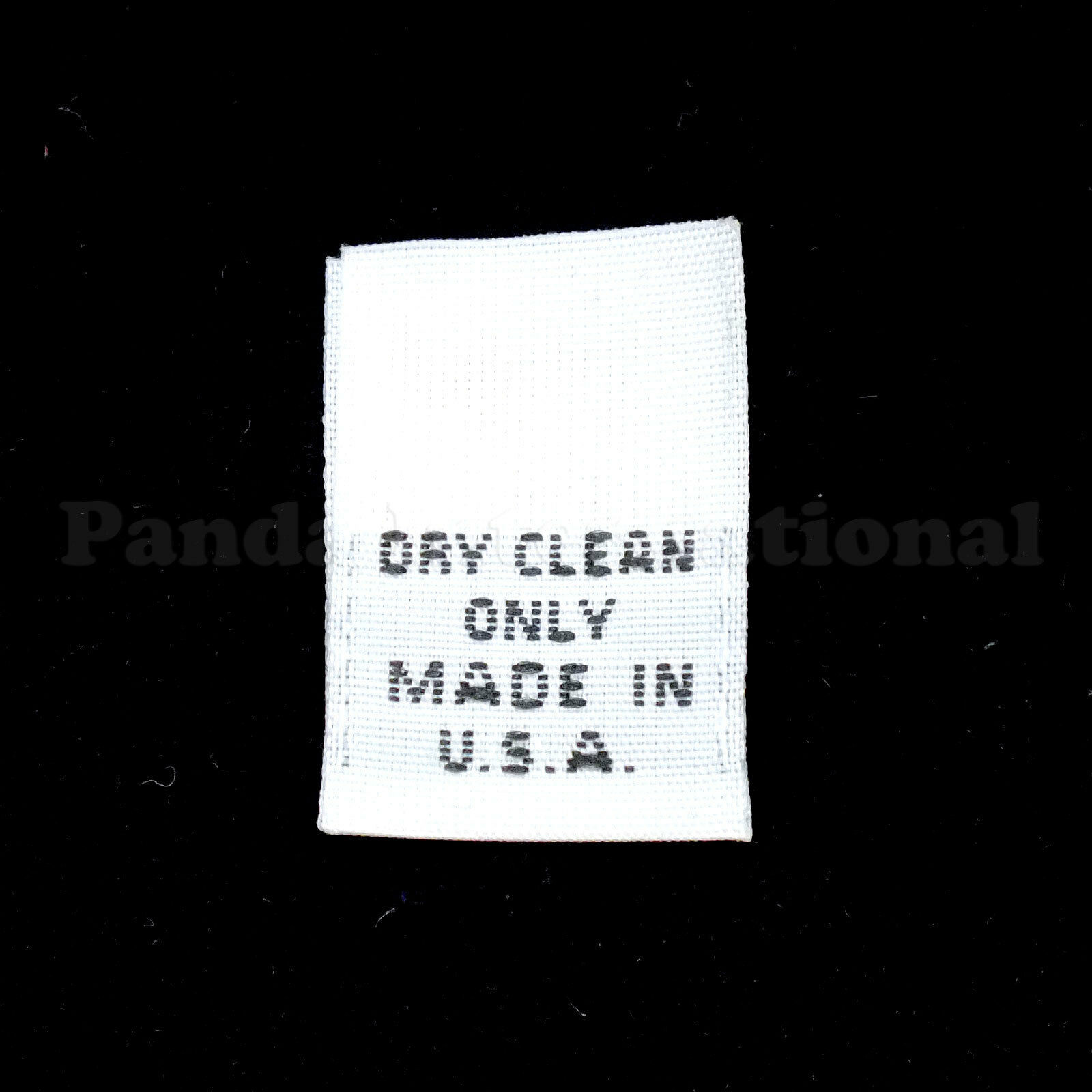 China 1000 Pcs Woven Name Tags For Clothes Merrow Border PMS Color Washable No Shrinking wholesale