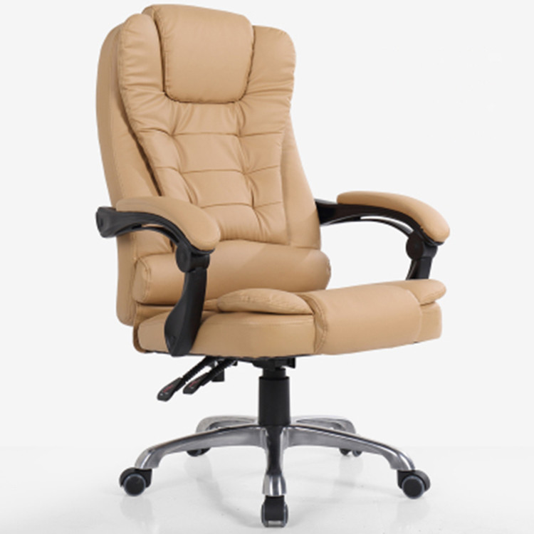 China Commercial Ergonomic Executive Chair YT-328 Brown Leather Office Chair wholesale