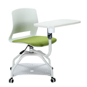 China 4 Wheels Training Conference Room Chairs With Writing Pad 14.5KG wholesale