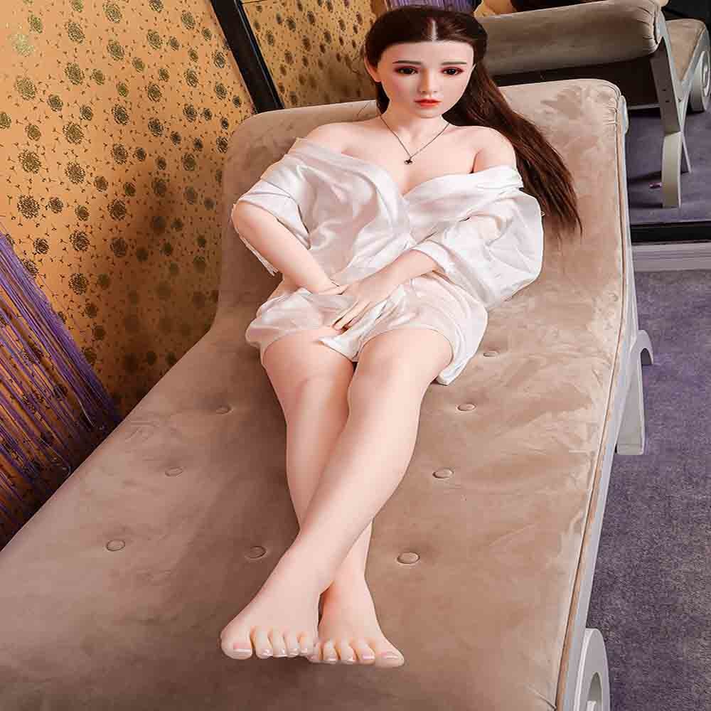 China 157cm Realistic Sex Doll Sexy Girl 35B Breast Soft Pussy Real Silicone wholesale
