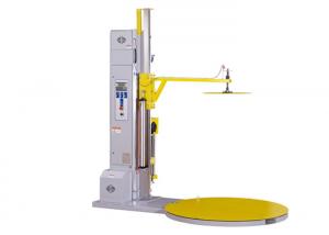 China Screen Control Auto Pallet Wrapper , Robot Pallet Wrapper 0.18kw Turntable Motor wholesale