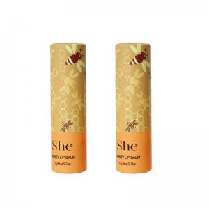 China Custom Printing Lip Balm Container Concealer Empty Round Paper Lipstick Tube wholesale
