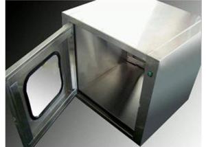 China Static Laboratory Clean Room Pass Box With UV Light Stainless Steel 304 Cabinet wholesale