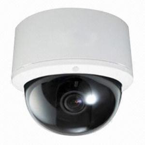 China Fixed dome camera, equipped with a 1.3MP sensor enabling viewing resolution of 1280 x 1024 at 15fps wholesale