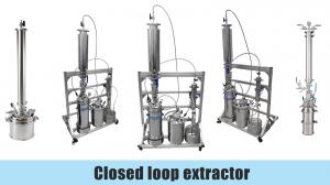 China SS304 2LB Bho Closed Loop Extraction Machine Mirror Polish wholesale
