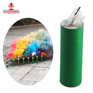 China 60 Seconds Rainbow Smoke Bombs  , Colorful Handheld Coloured Smoke Flares wholesale