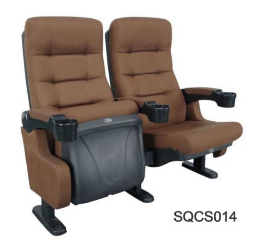 China Comfortable Brown Fabric Chairs For Cinemas Lecture Halls Auditorium wholesale