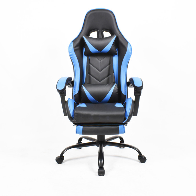 China Blue Black Home Office PC Racing Chair 61*68*122cm 16KG wholesale