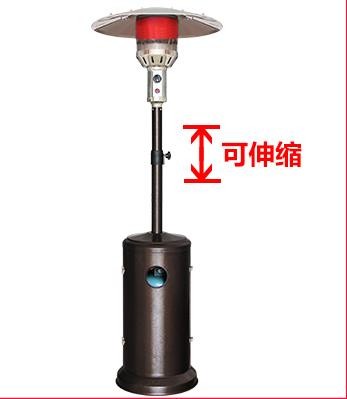 China Mushroom Type Outdoor Patio Space Heaters , Natural Gas Deck Heaters Lightweight wholesale
