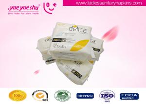China Super Absorbency Organic Cotton Sanitary Napkin 240mm Day Use With Negative Ion wholesale