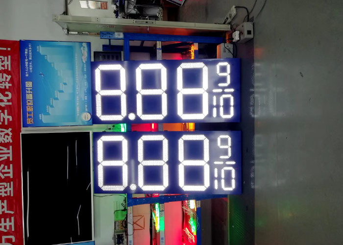 China CE FCC Time Sign LED Advertising Display Screen 4000cd/M2 wholesale