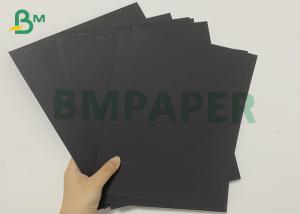 China 110 - 200gsm Black Card Paper Printing Business Card Notebook Cover wholesale