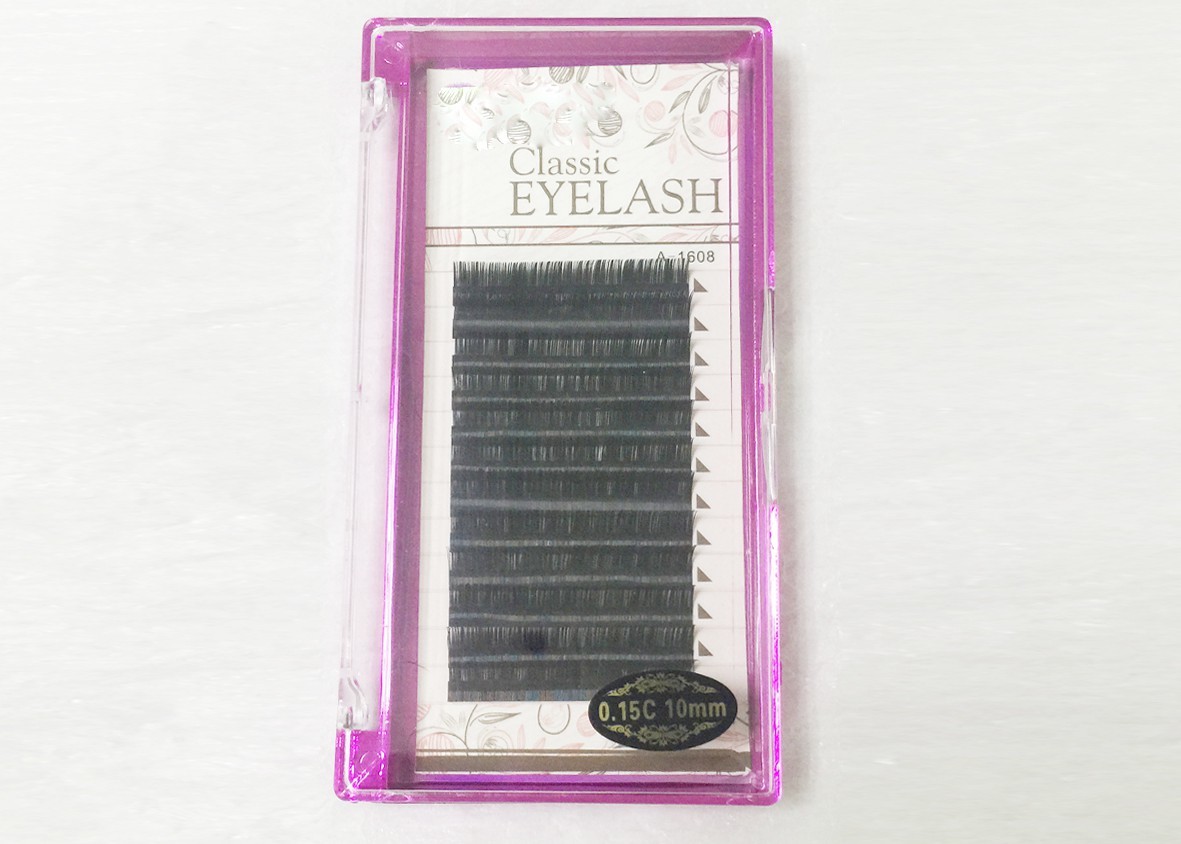 China 7-15mm Mixed In One Tray Individual Faux Mink Eyelash Extensions J B C D Curl Length on sale