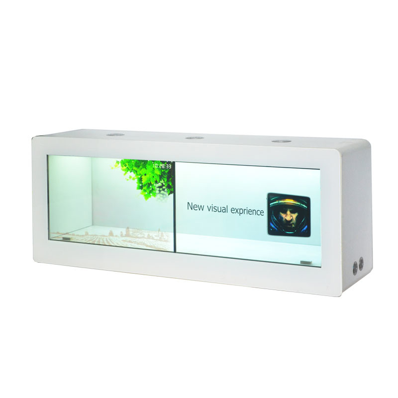 China Custom LCD Video Wall , Toughened Glass Panel Transparent Lcd Touch Screen wholesale