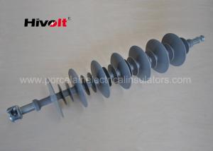 China Professional 69kv Composite Long Rod Insulator Ball / Socket Connection Way wholesale