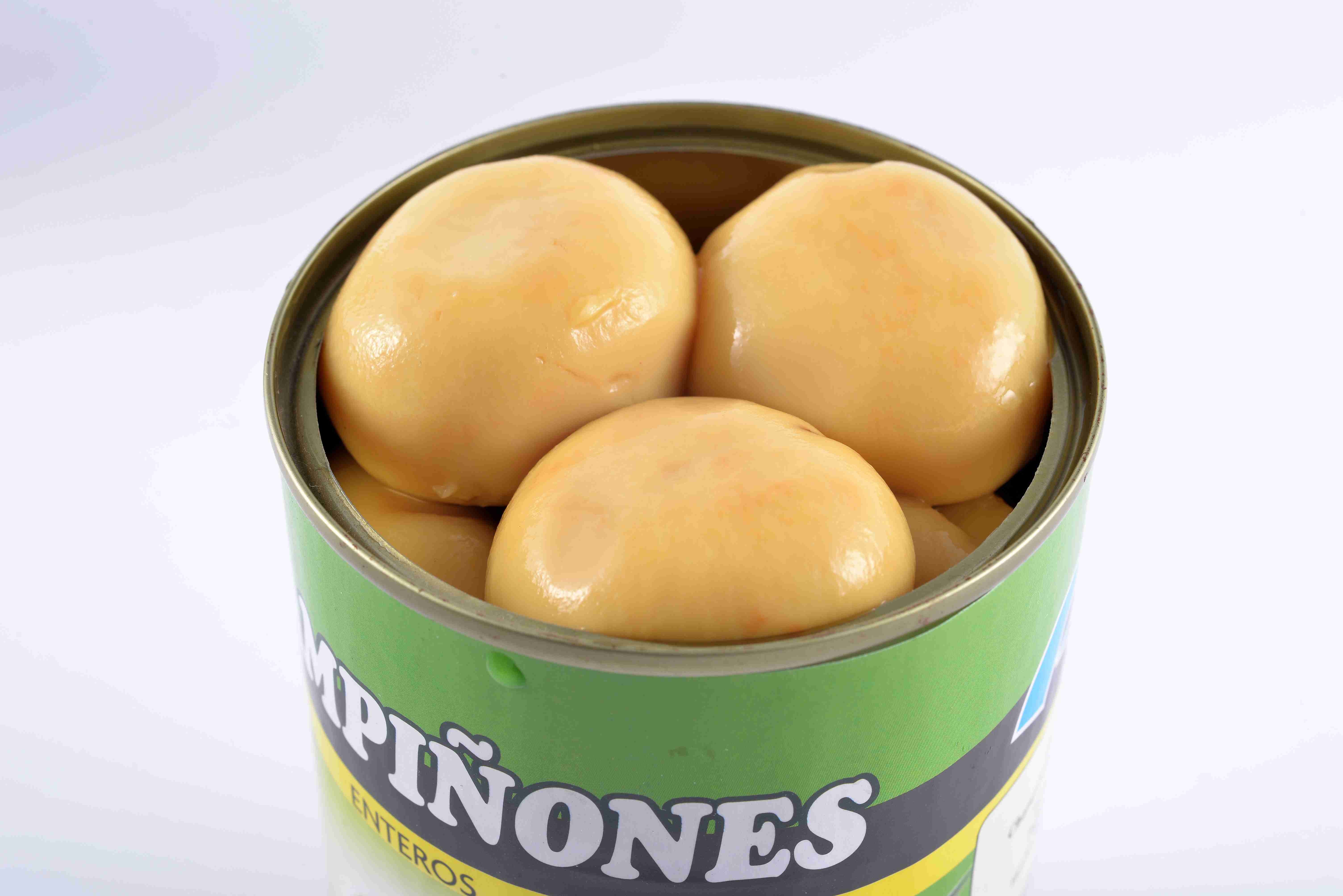 China Light Yellow Canning Mushrooms , Whole Button Mushrooms In Jars wholesale