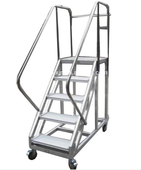 China Durable Folding Aluminum Platform Ladder Aerial Work Used For Truck wholesale