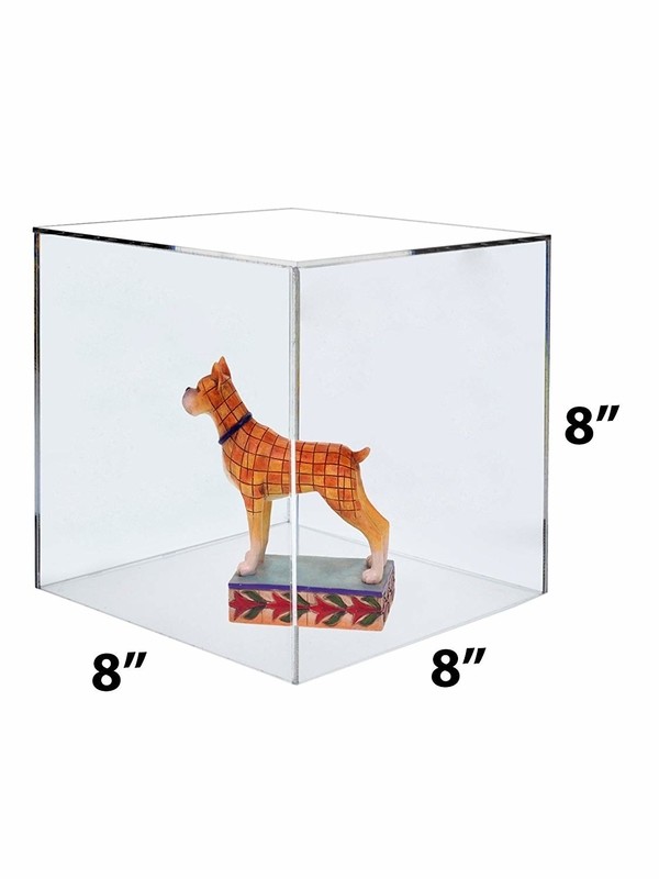 China Pedestal Art Gallery Display Sculpture Stand With Safety Cover wholesale