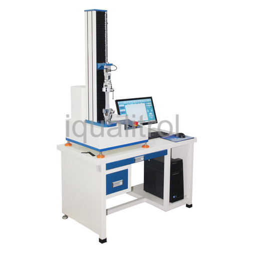 China Single Column Electronic Tensile Testing Machine AC220V 60Hz With LCD Controller wholesale