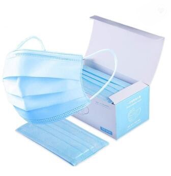 China Anti Bacterial Disposable Medical Mask 3 Ply Type Anti Allergic Materials 17.5*9.5cm wholesale