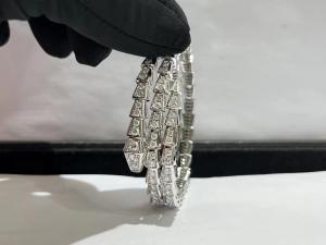 China Luxury Brand 18K Gold Diamond Bracelet Bvlgari Serpenti Viper Bracelet Manufacturer wholesale