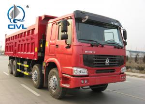 China HOWO Manual 8x4 Dump Truck , 30 Ton International Dump Trucks on sale