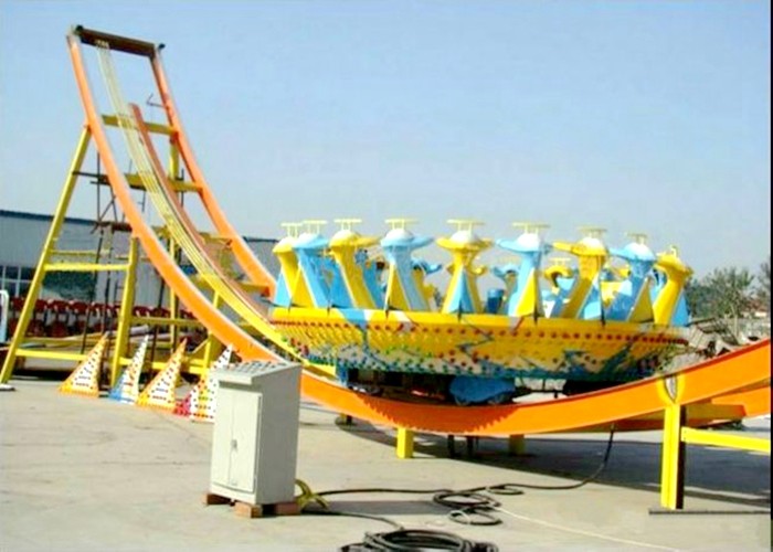 China 22 Seats Flying UFO Rides CE Certification Electric Powered Roller Coaster Type wholesale