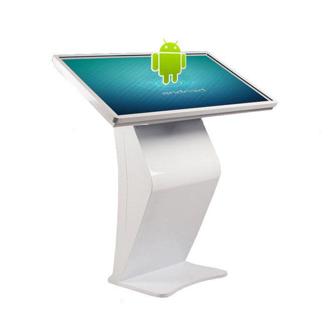 China Round Angle Android Touch Screen Kiosk , Digital Display Touch Screen Kiosk wholesale