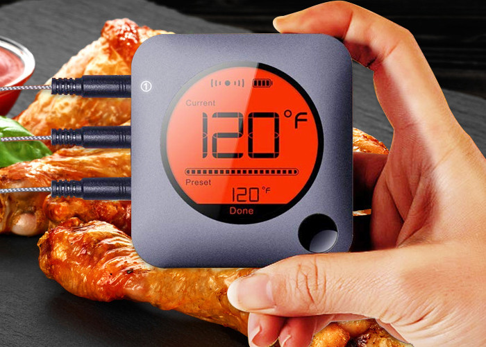 China Digital Six Probes Wireless Instant BBQ Thermometer wholesale