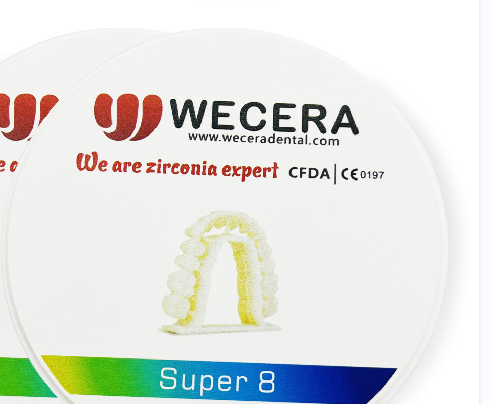 China 1200 Mpa Strength Material Zirconia Dental Block With 16 Shades Coloring Liquids wholesale