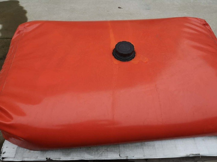 China Anti Corrosion Orange Big Bag Container , Collapsible Pillow Container Big Bag wholesale