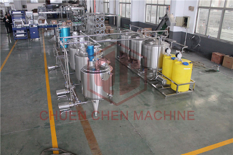 China Pure Water Purification And Bottling Equipment Single Layer Sugar Mixing / Melting Tank wholesale