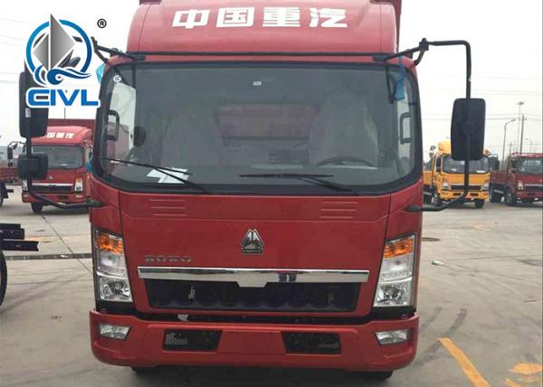 Quality Light Duty Commercial Box Truck 6.50R16 Radius Tires WLY 525 Transmission cargo truck for sale