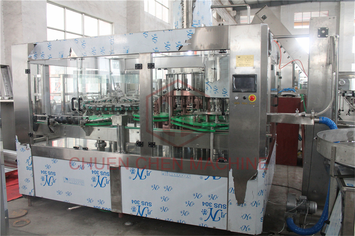 China Apple Juice Tea Water Glass Bottle Filling Machine / Production Plant Long Life wholesale