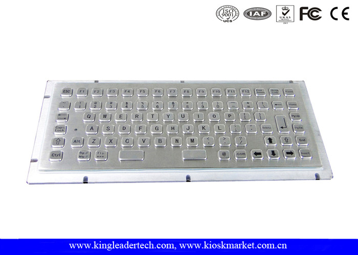 Quality 86 Keys Industrial Mini Keyboard IP65 Dust-Proof With PS/2 Or USB Interface for sale