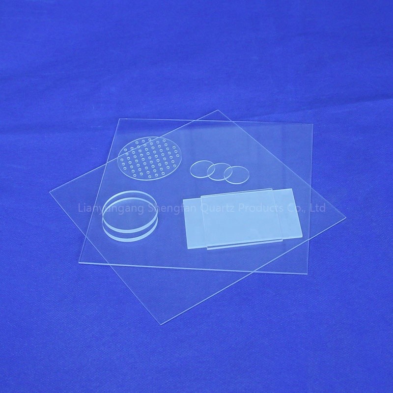 China Cusomized Thermostable Quartz Glass Sheet Lens Plate For Semiconductor on sale