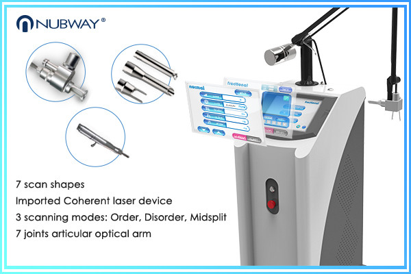 China 10600nm Wavelength Co2 Fractional Laser Machine For Smooth Burnt Scars wholesale