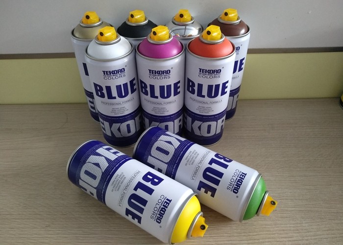 China Graffiti Low Pressure Spray Can For Canvas / Wood / Concrete / Metal / Glass Surface wholesale