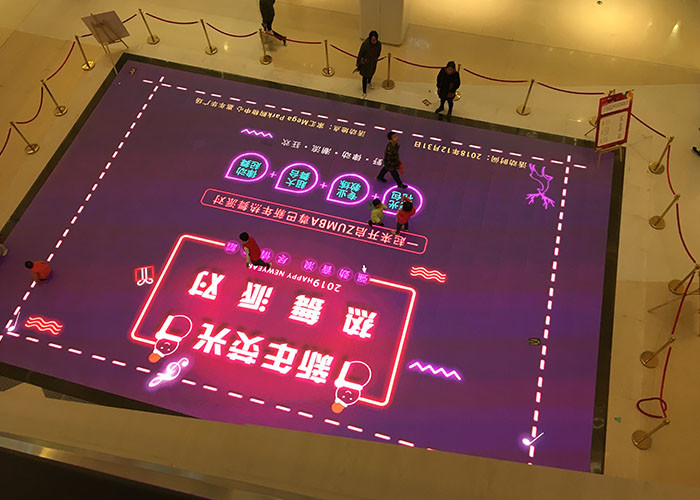 China P6 P8 LED Advertising Display Screen 192x 256 Dot Interactive Led Floor Screen wholesale