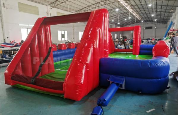 0.55mm Plato Inflatable Sports Games Soap Soccer Field Training Football Court Water Football Pitch