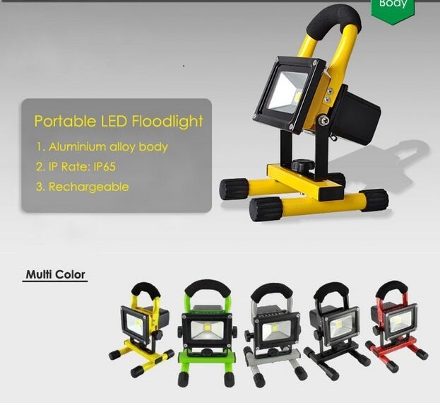 China Rechargeable Portable LED Flood Lights , Compact LED Flood Light For Workshop wholesale