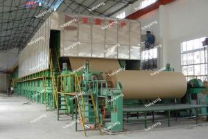 China 1575mm Three-Layer Fourdrinier High Speed Kraft Paper Cardboard Paper and Test Liner Paper Making Machinery wholesale