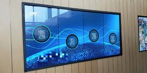 China 49 Inch Video Wall Display Monitors HD 4K Advertising Screen AC 100v~240v 50/60HZ wholesale