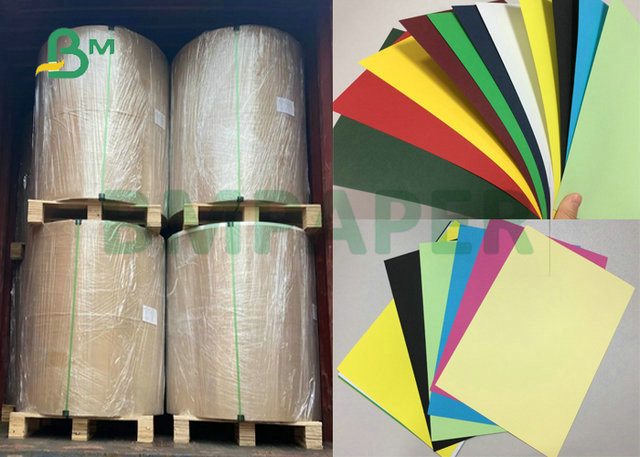 China Uncoated Pink Blue Green 180Gsm Normal Card Sheet For Advertising Printing 63.5 x 91.4cm wholesale