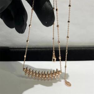 China Luxury Clash De Cartier Necklace malachite gems Womens Solid Gold Necklace wholesale